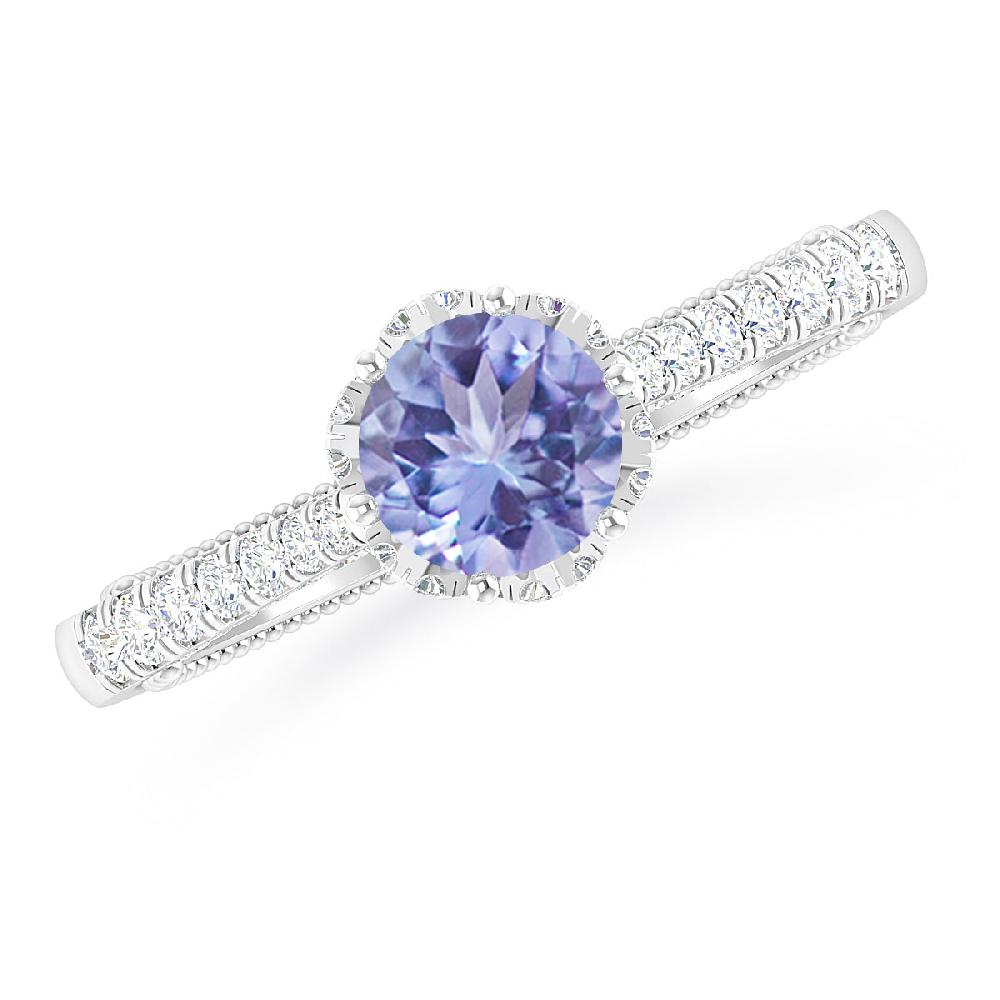 White Gold - Tanzanite