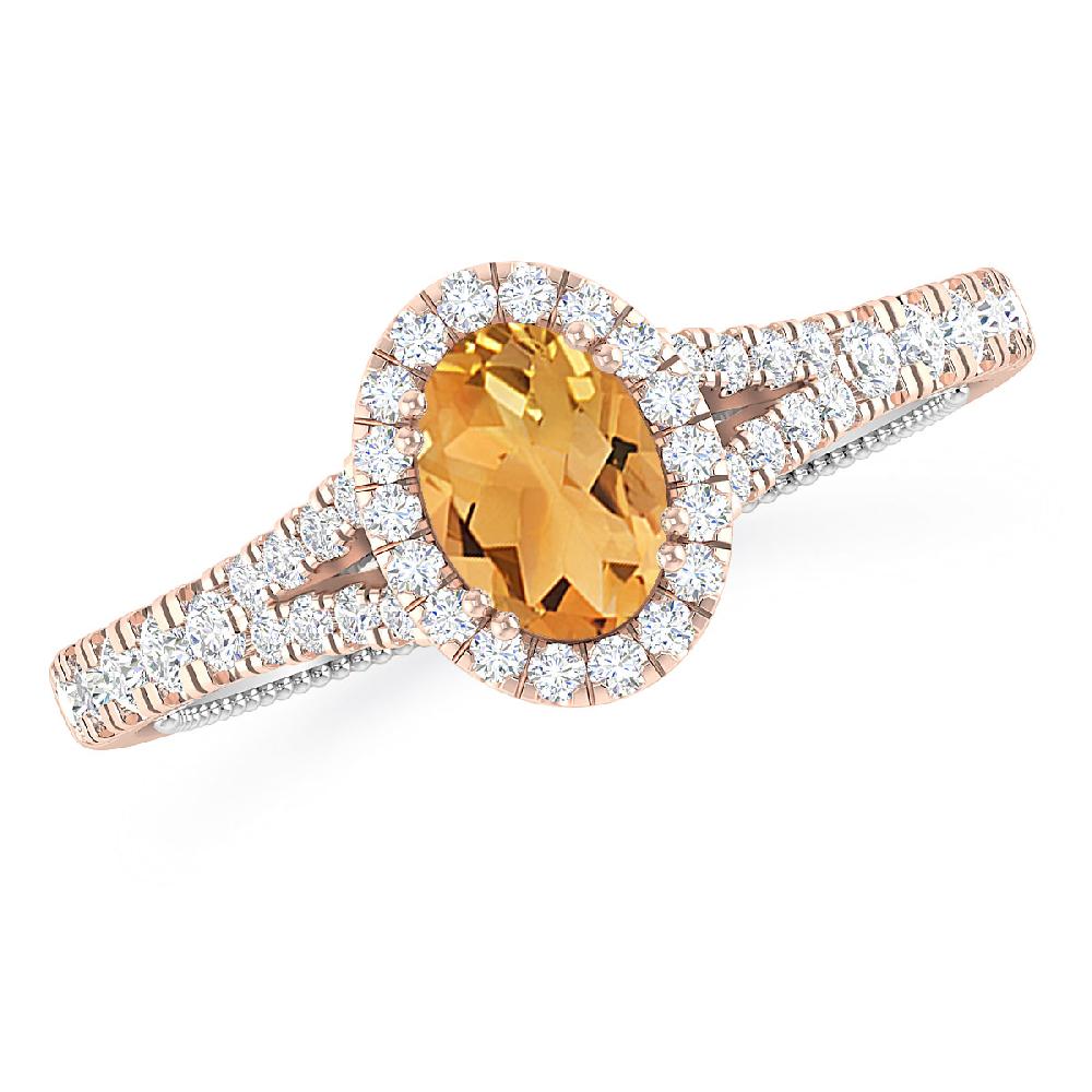 Rose Gold - Citrine