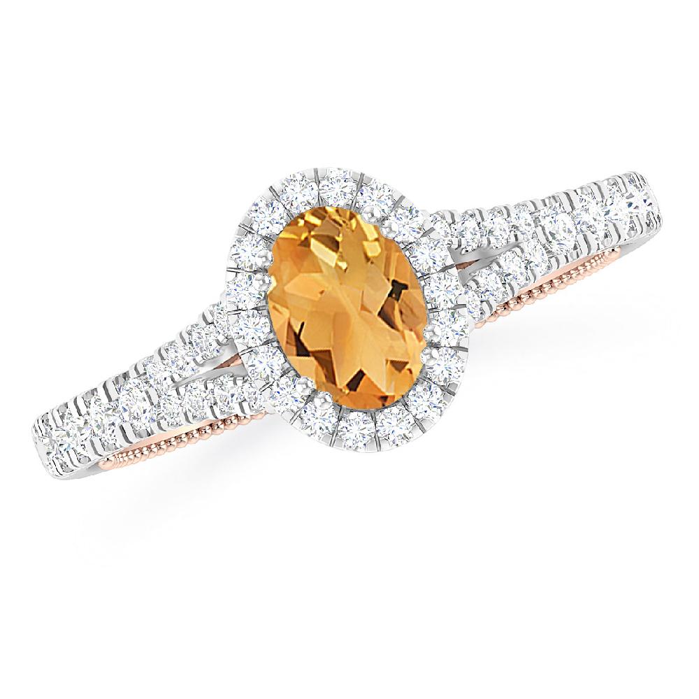 White Gold - Citrine