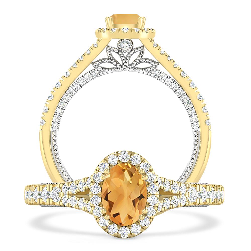 Yellow Gold - Citrine