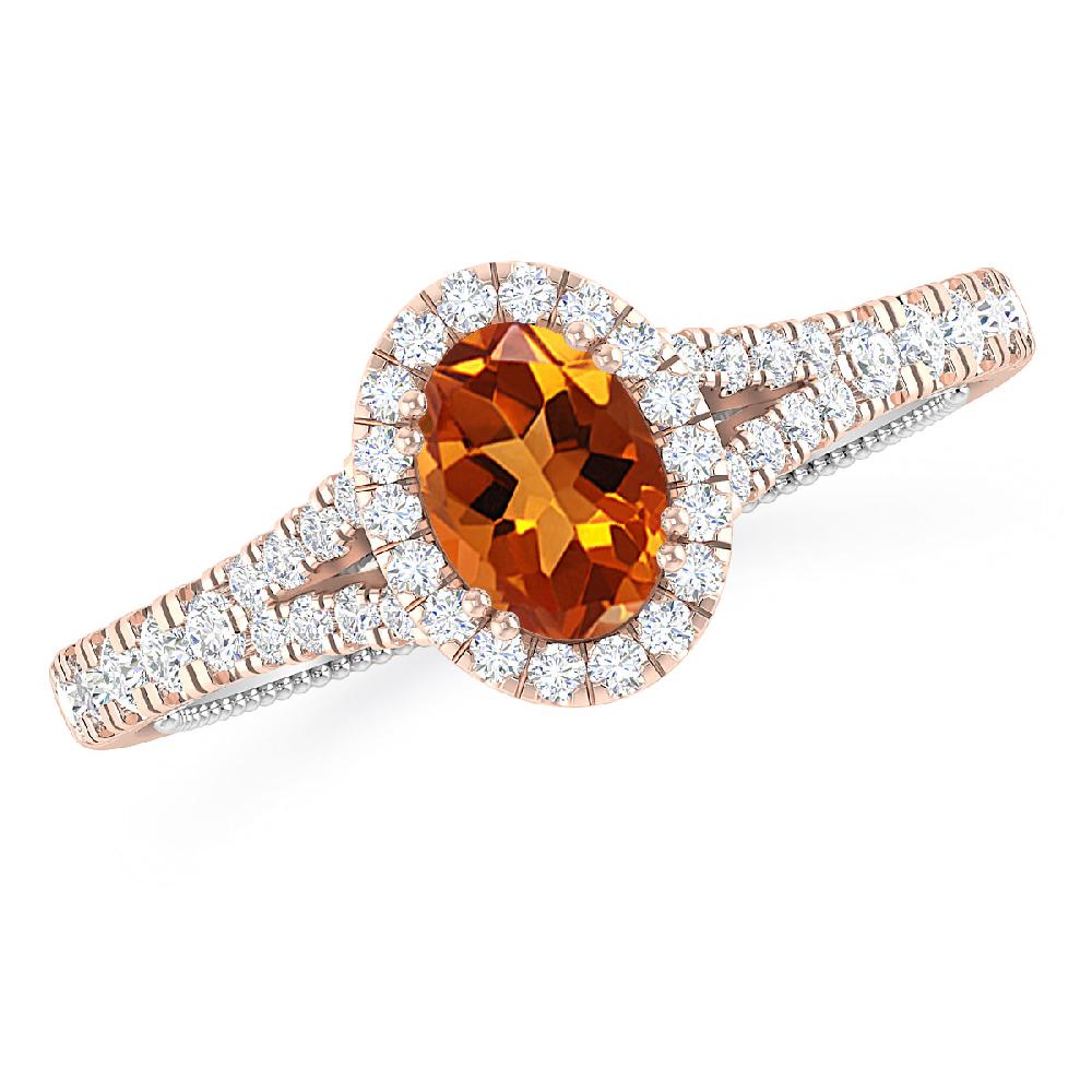 Rose Gold - Citrine