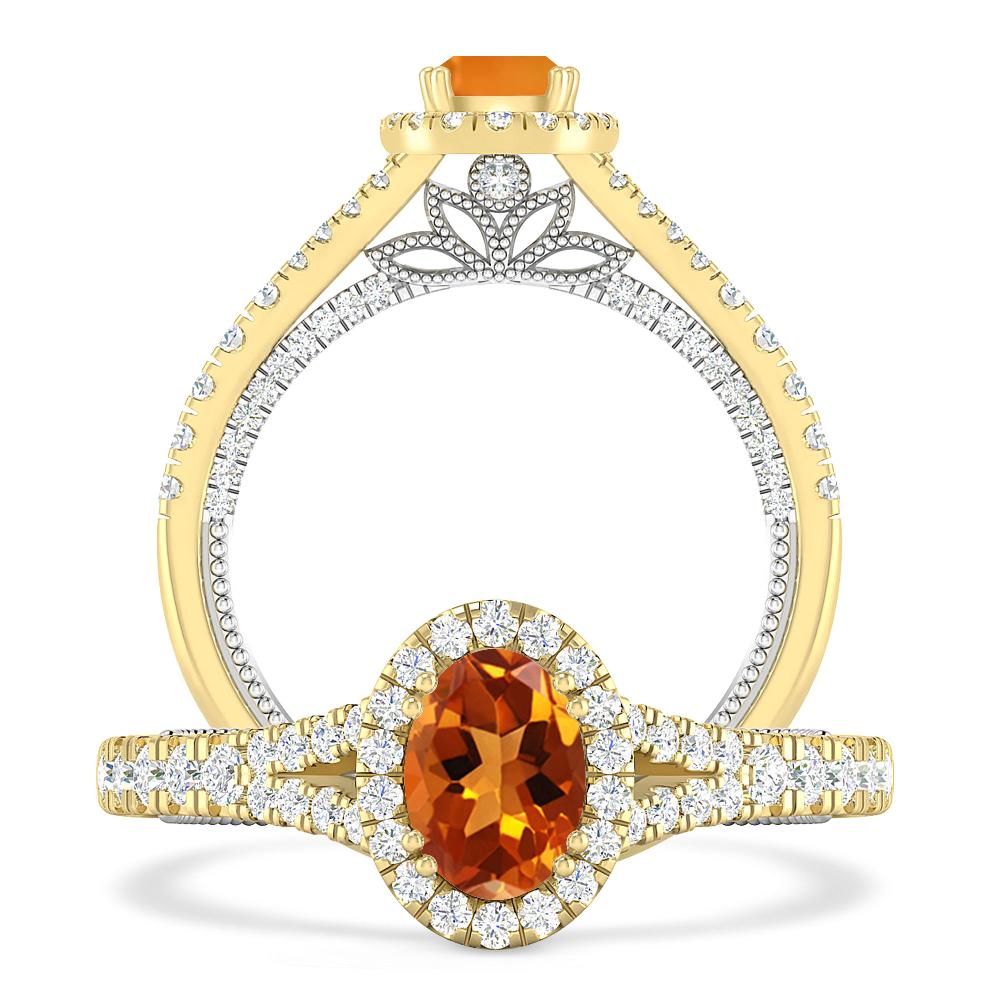 Yellow Gold - Citrine