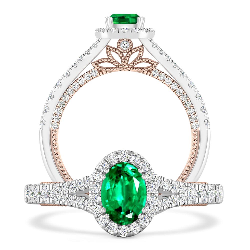 White Gold - Emerald