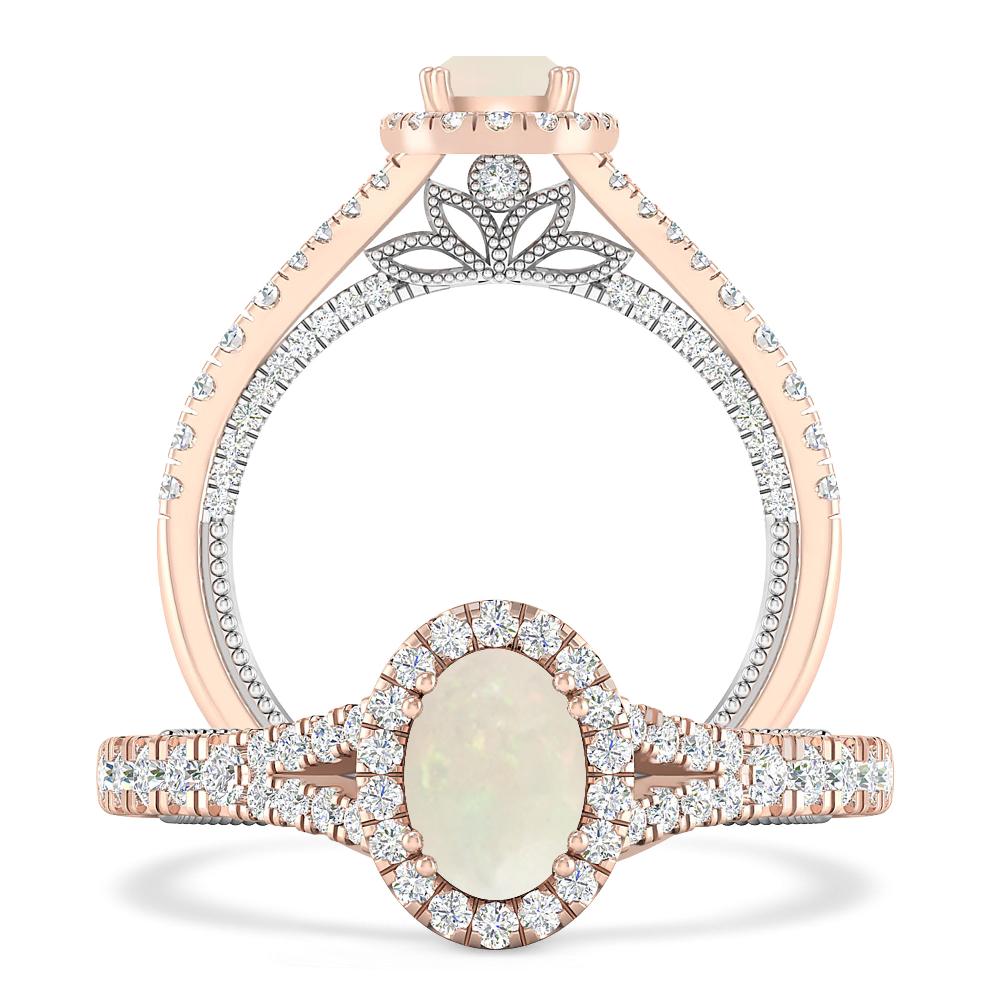 Rose Gold - Opal