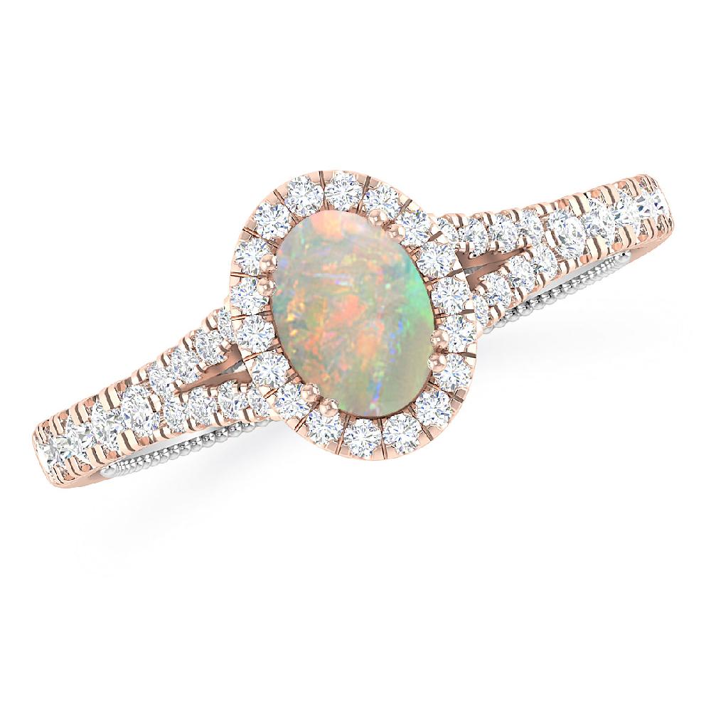 Rose Gold - Opal