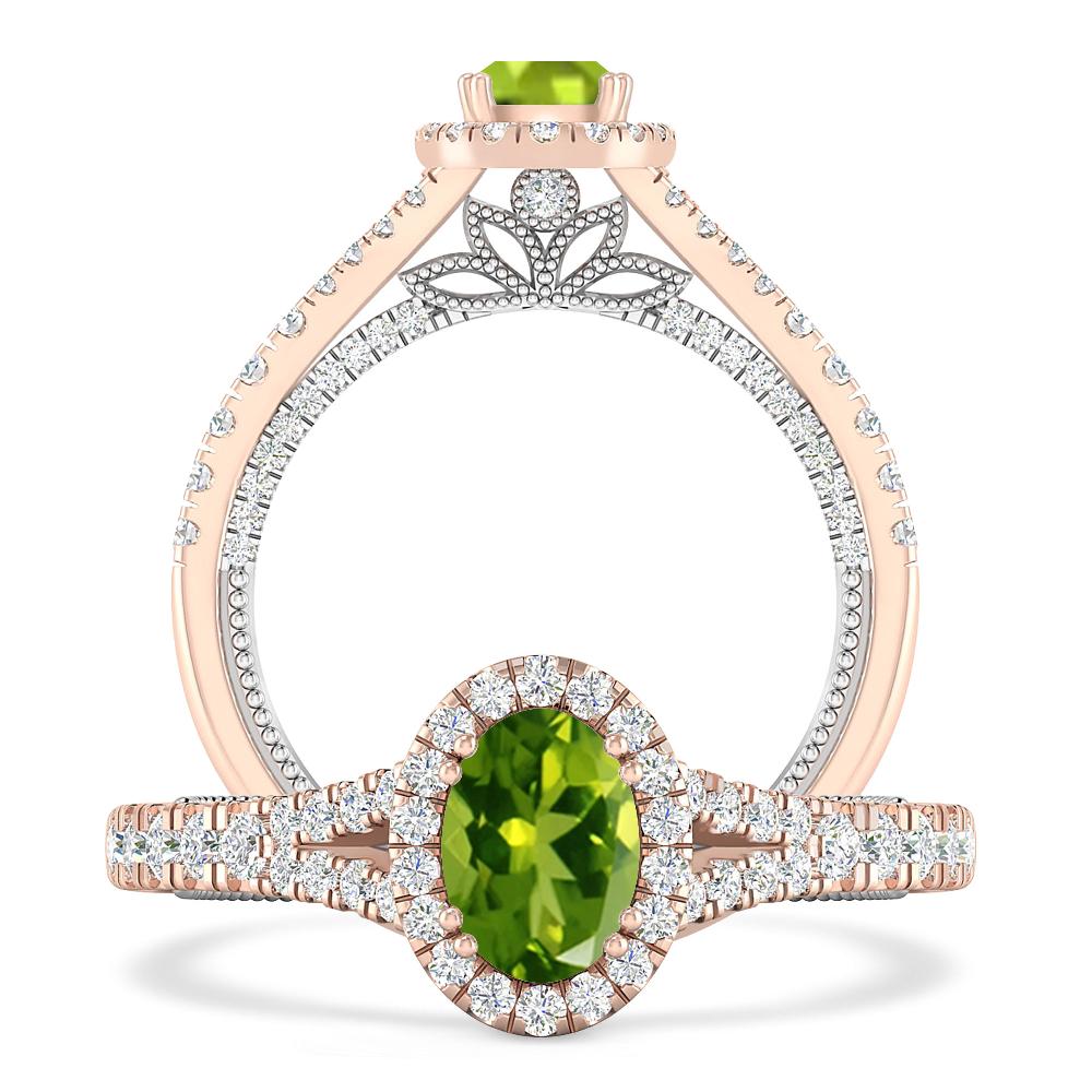 Rose Gold - Peridot