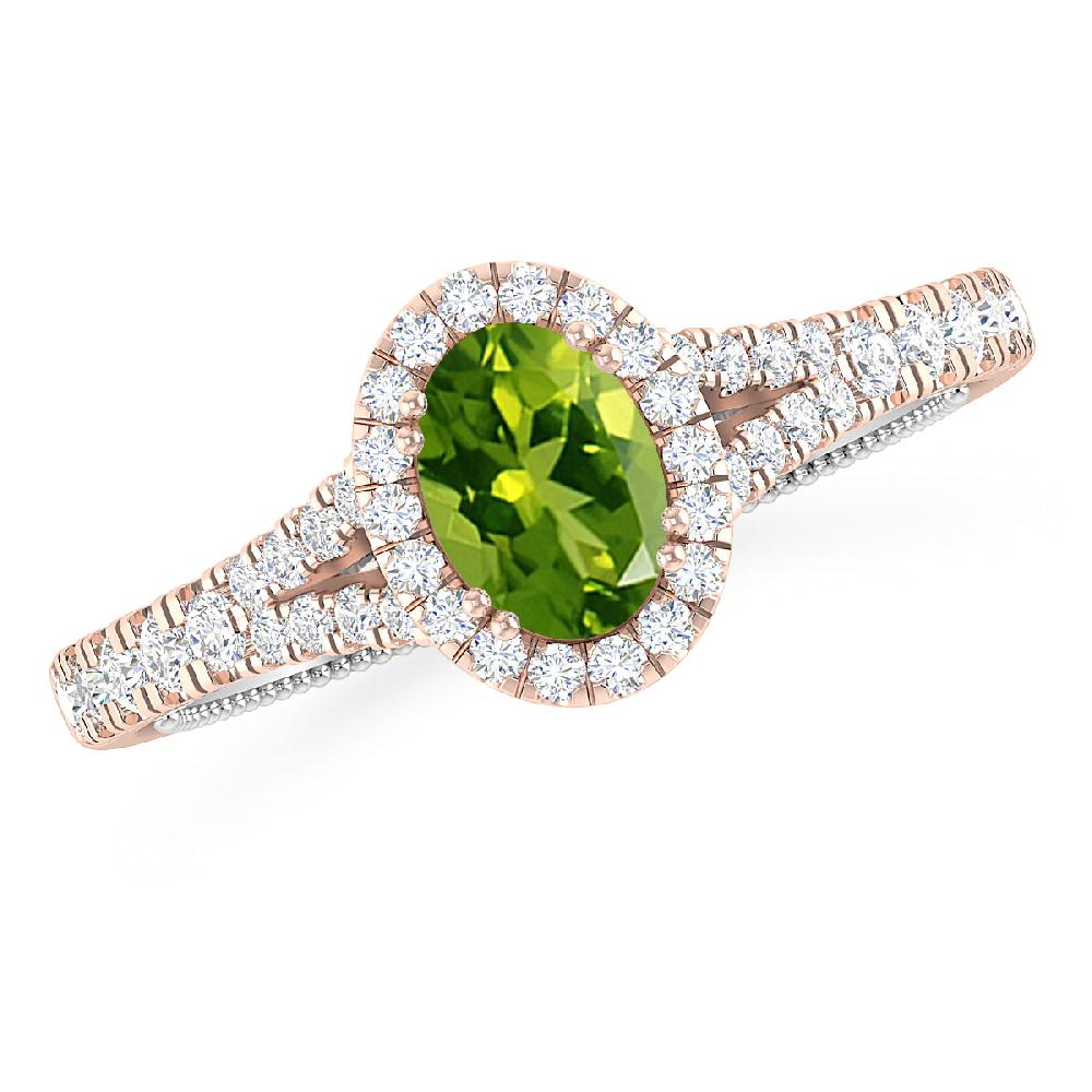 Rose Gold - Peridot