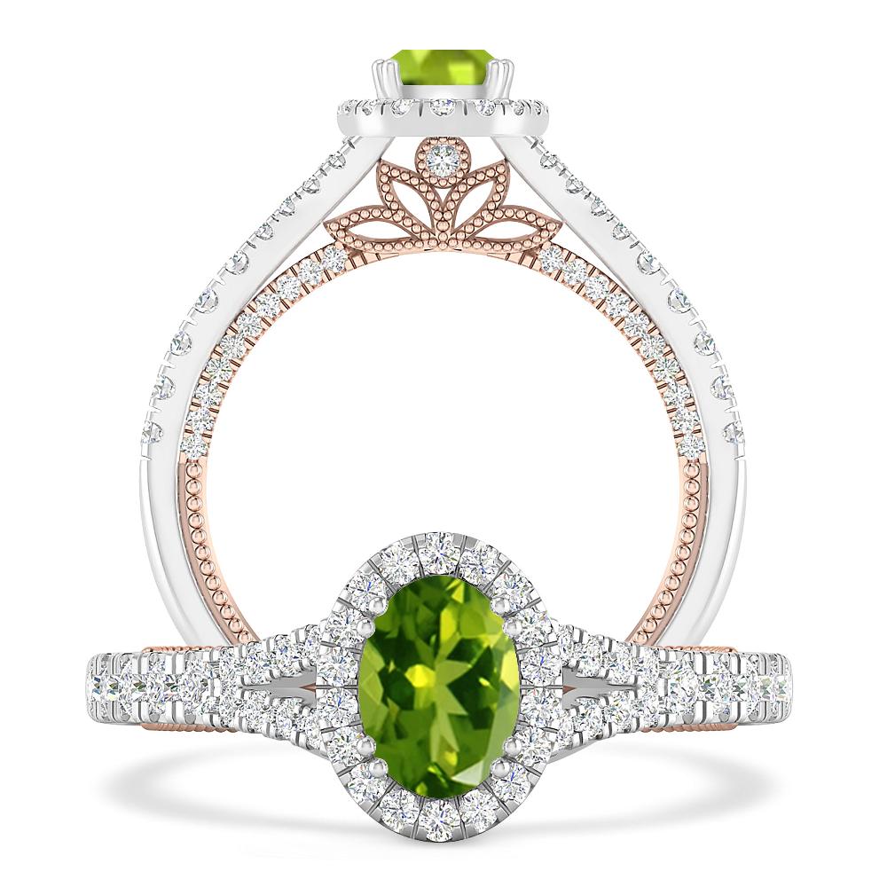 White Gold - Peridot