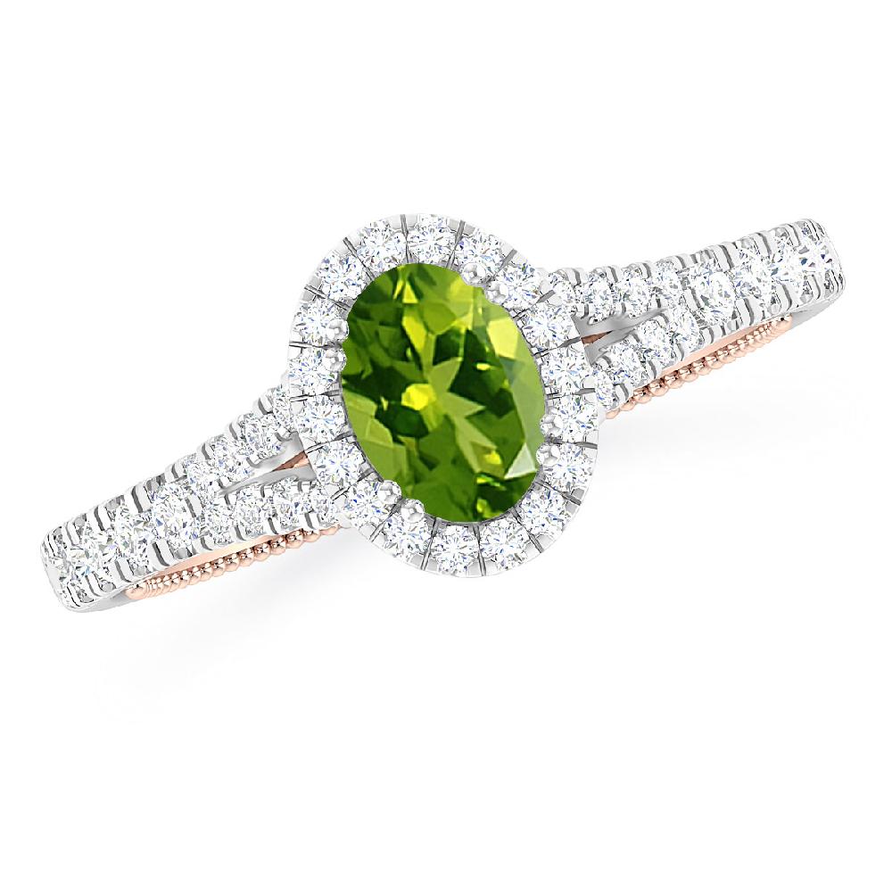 White Gold - Peridot