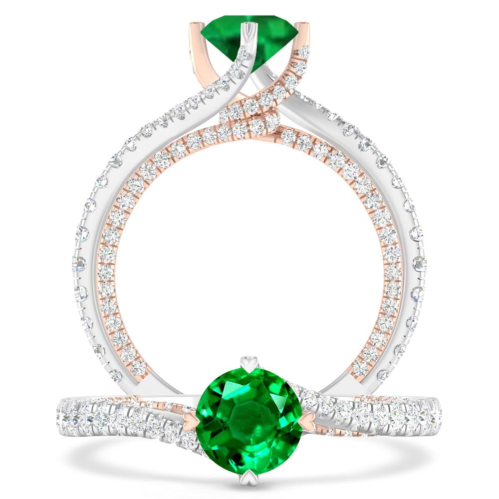 White Gold - Emerald