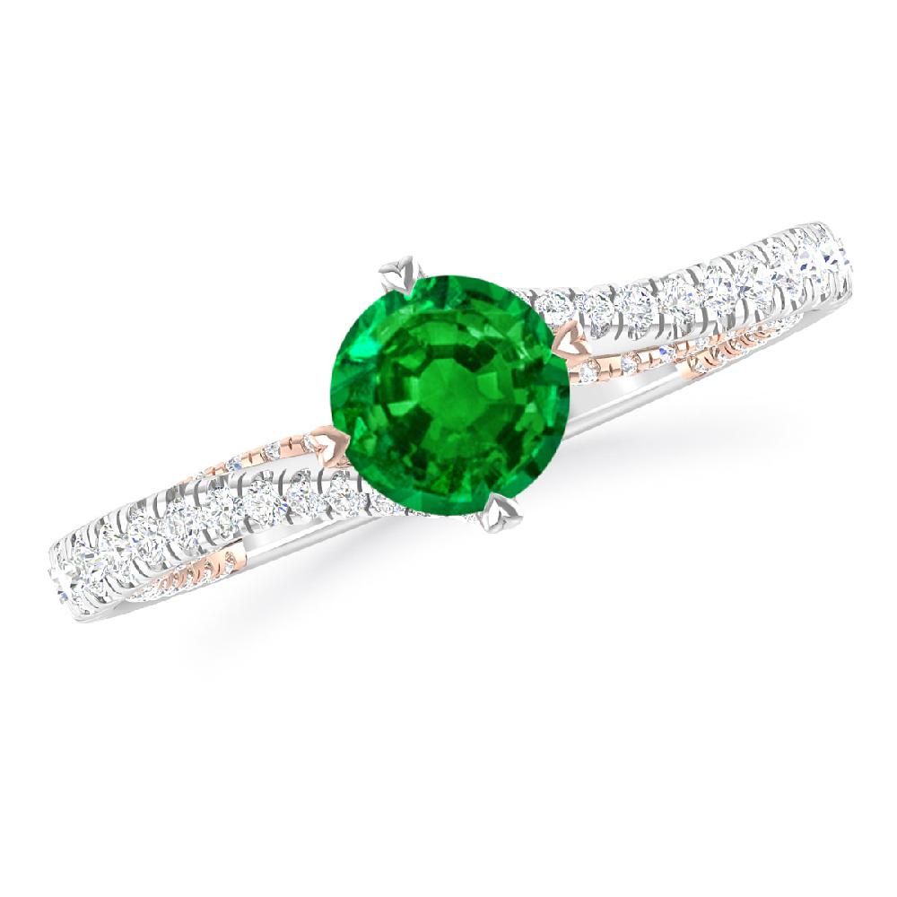 White Gold - Emerald