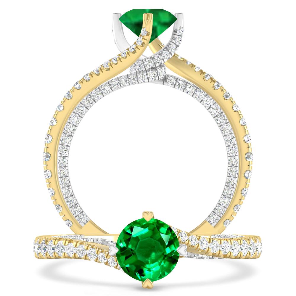 Yellow Gold - Emerald