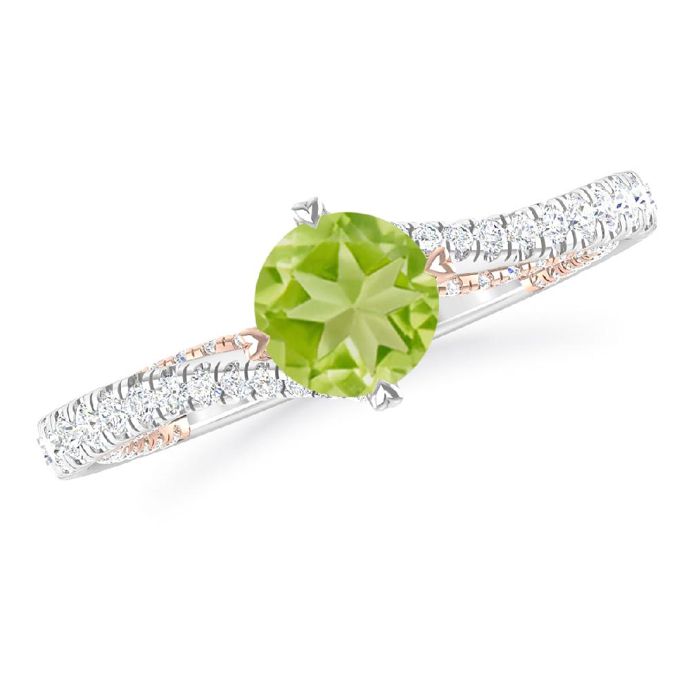 White Gold - Peridot