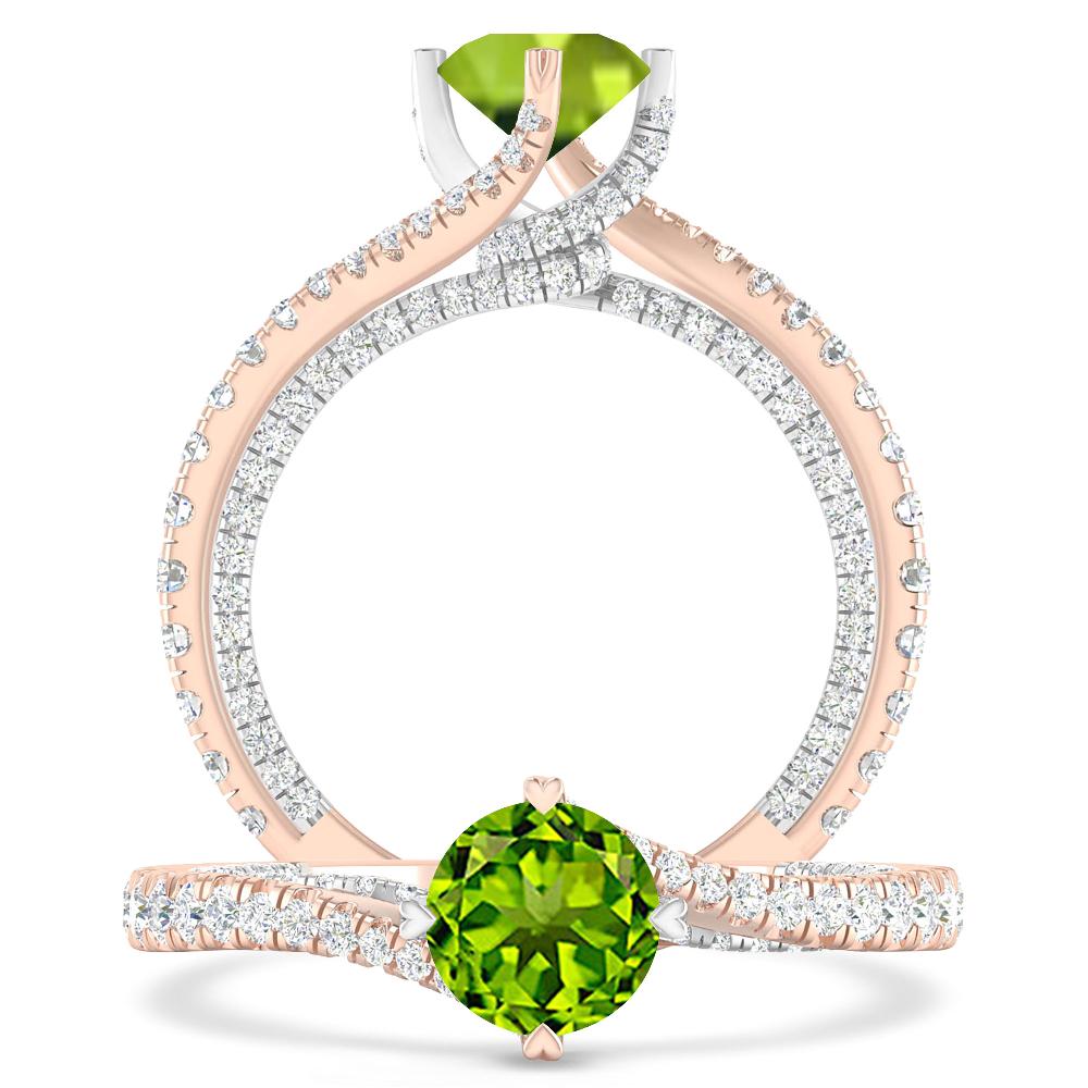 Rose Gold - Peridot