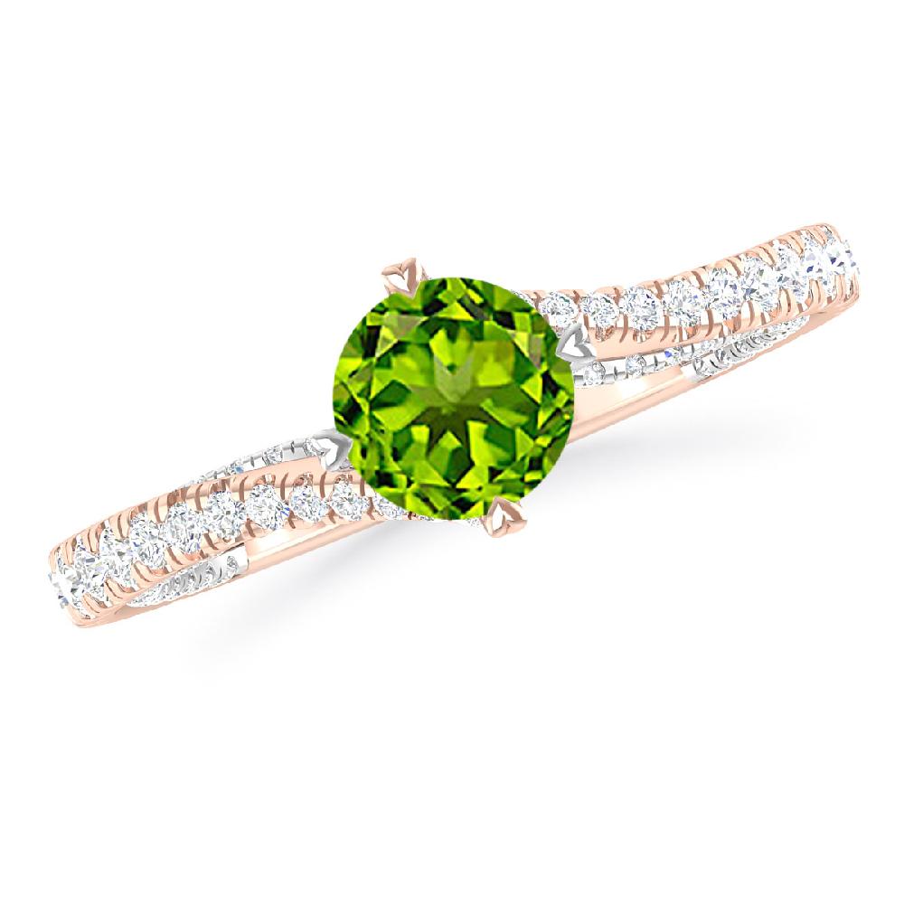 Rose Gold - Peridot