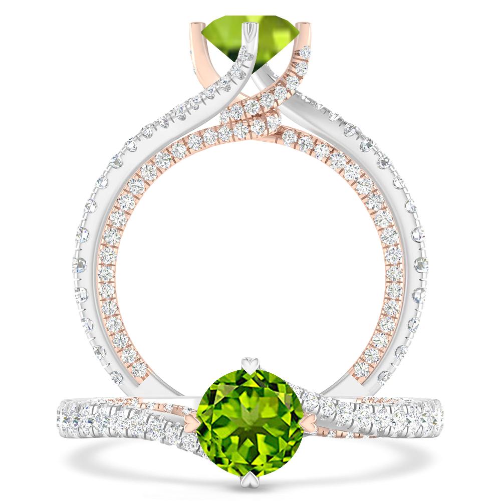 White Gold - Peridot