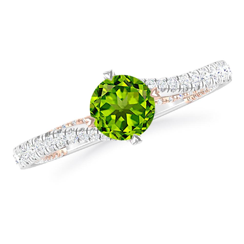 White Gold - Peridot