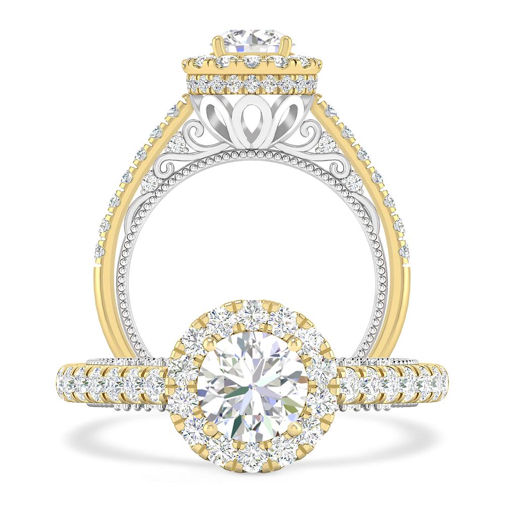 Yellow Gold/White Gold - Diamond