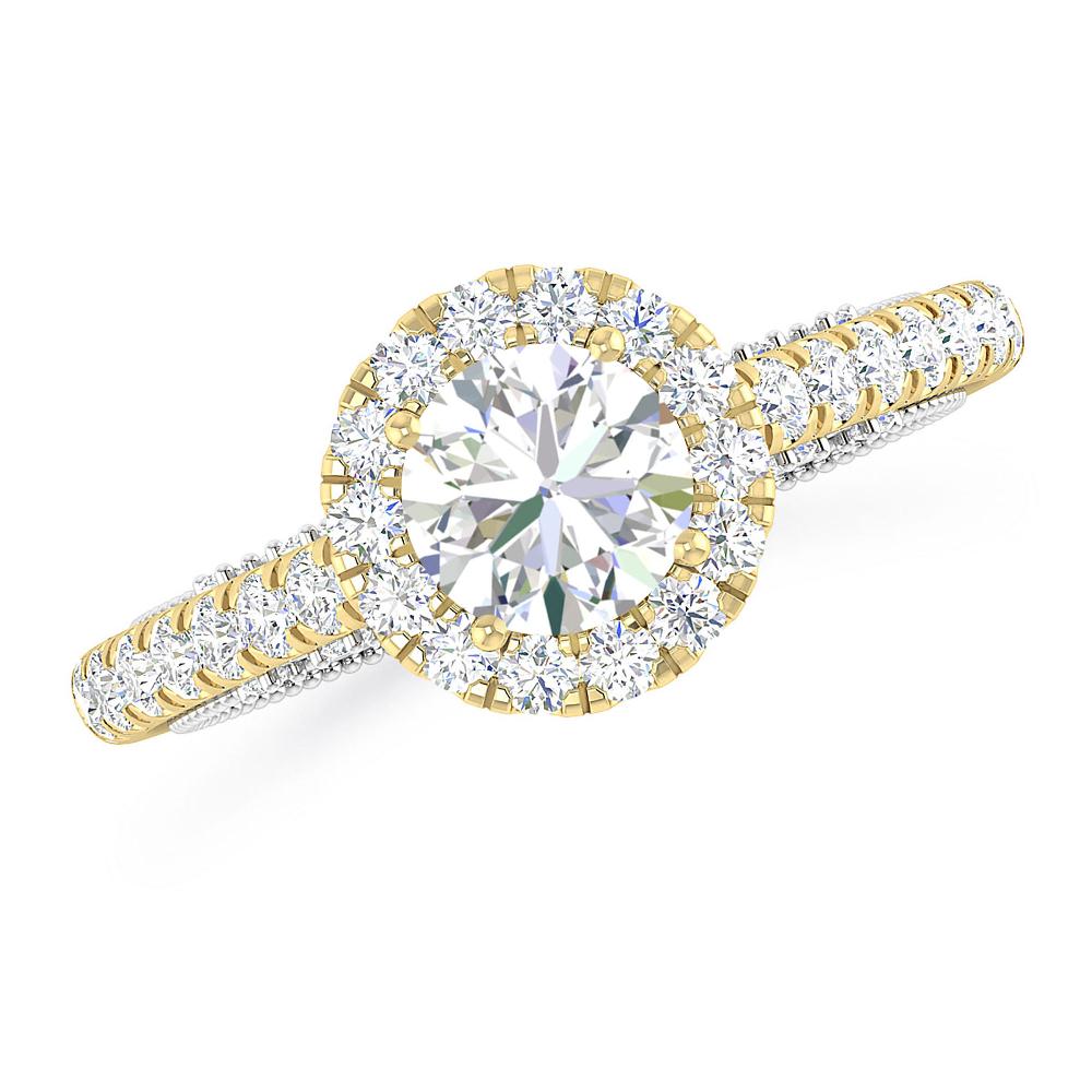 Yellow Gold/White Gold - Diamond