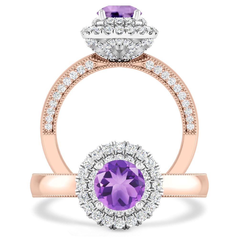 Rose Gold - Amethyst