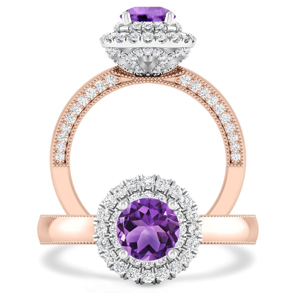 Rose Gold - Amethyst