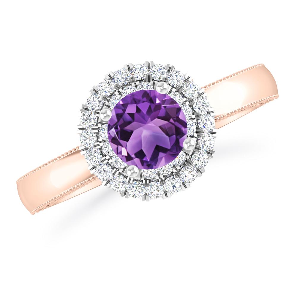 Rose Gold - Amethyst