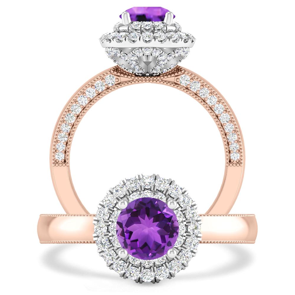 Rose Gold - Amethyst