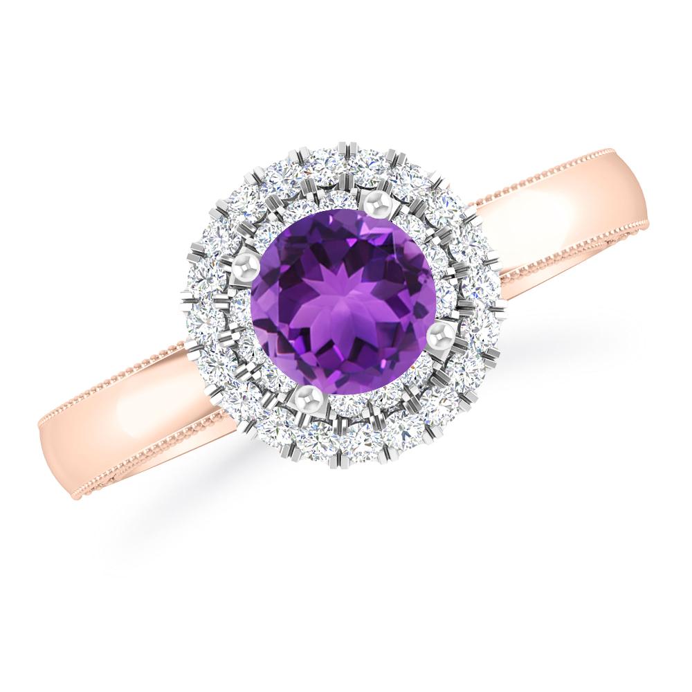 Rose Gold - Amethyst