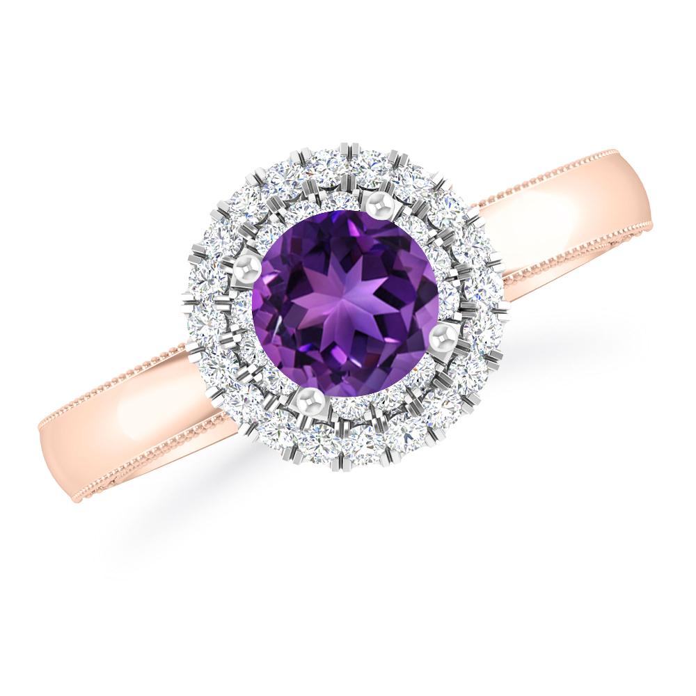 Rose Gold - Amethyst