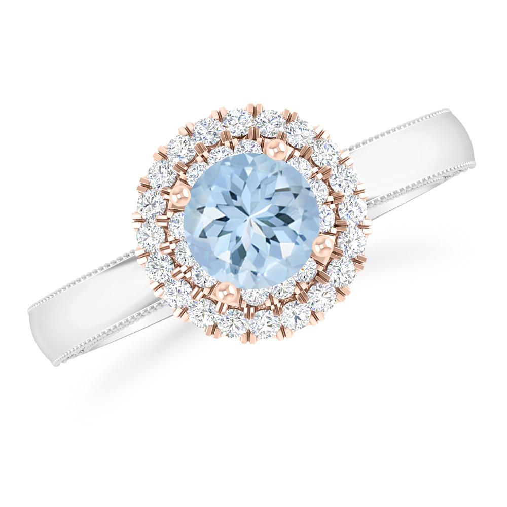 White Gold - Aquamarine