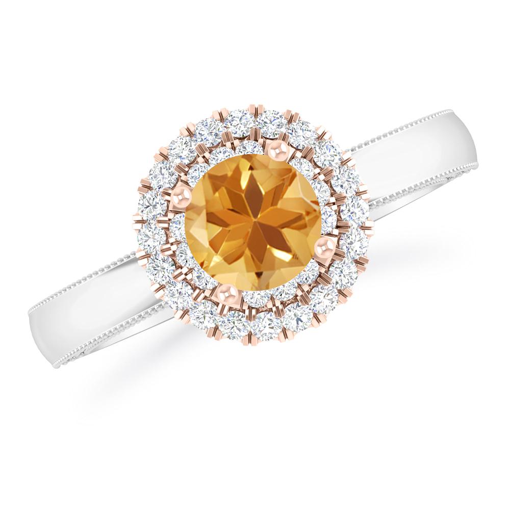 White Gold - Citrine