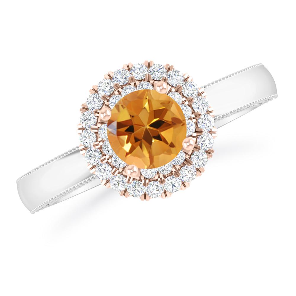 White Gold - Citrine