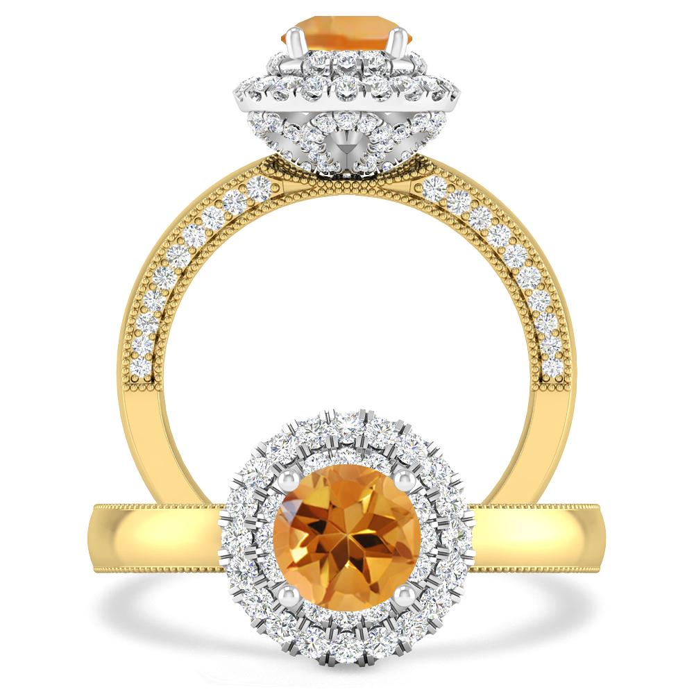 Yellow Gold - Citrine