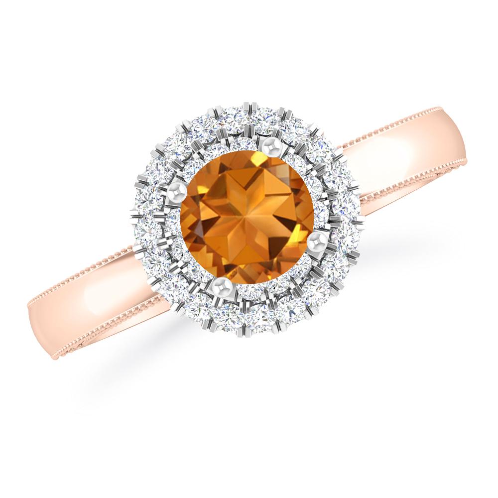 Rose Gold - Citrine