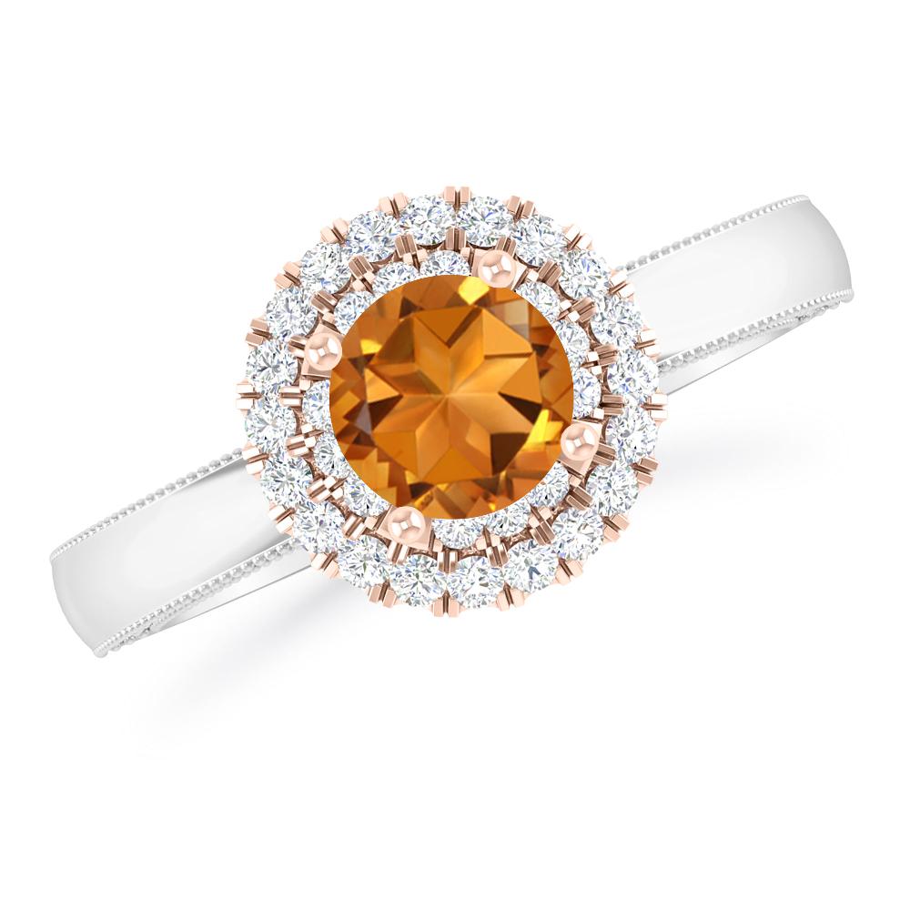 White Gold - Citrine