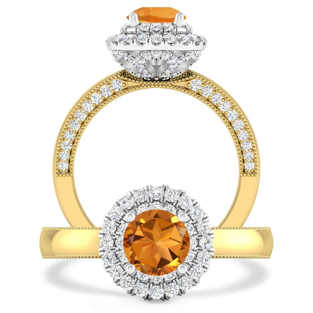 Yellow Gold - Citrine