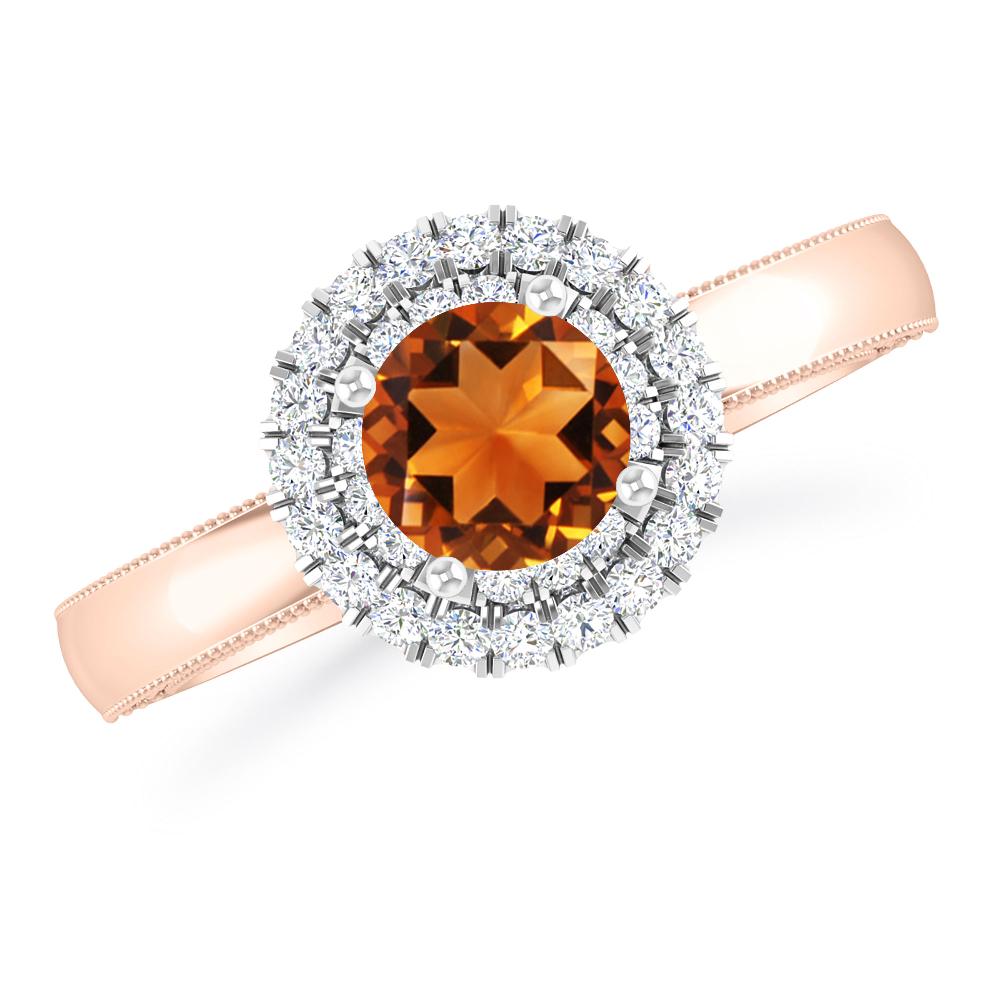 Rose Gold - Citrine