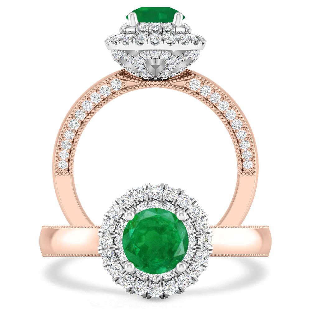 Rose Gold - Emerald