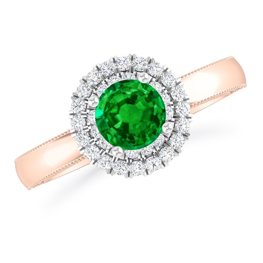 Rose Gold - Emerald