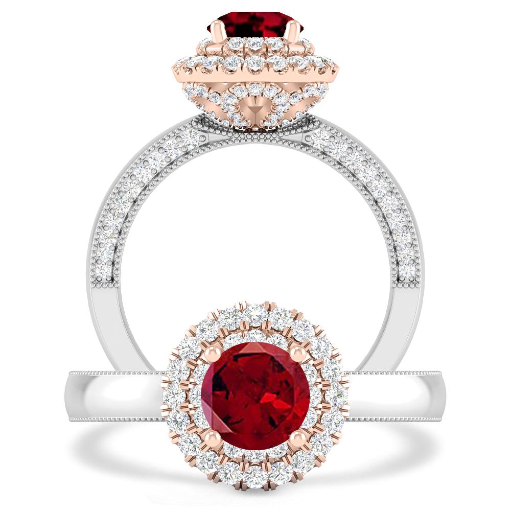 White Gold - Garnet