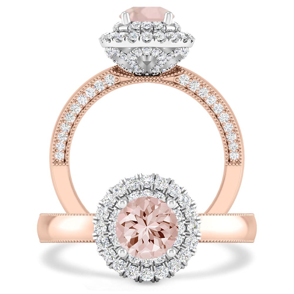 Rose Gold - Morganite