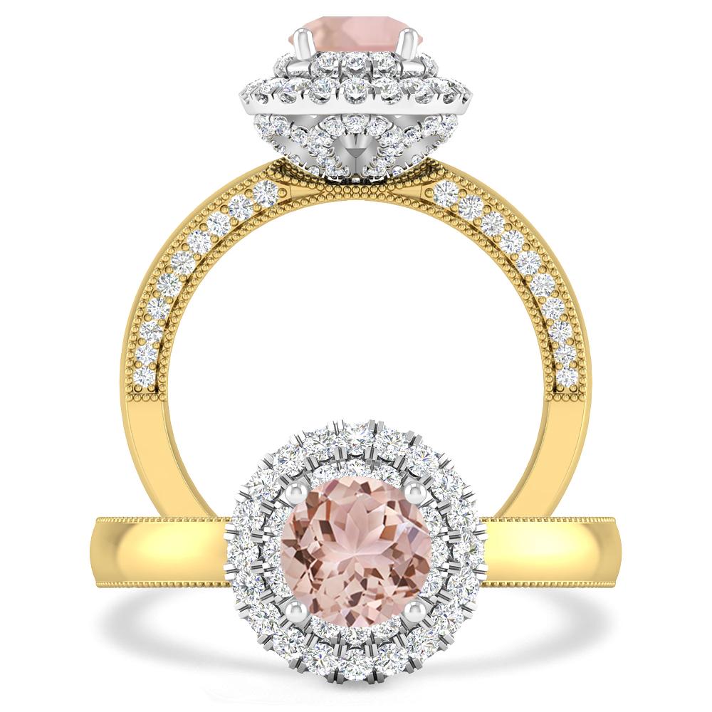 Yellow Gold - Morganite