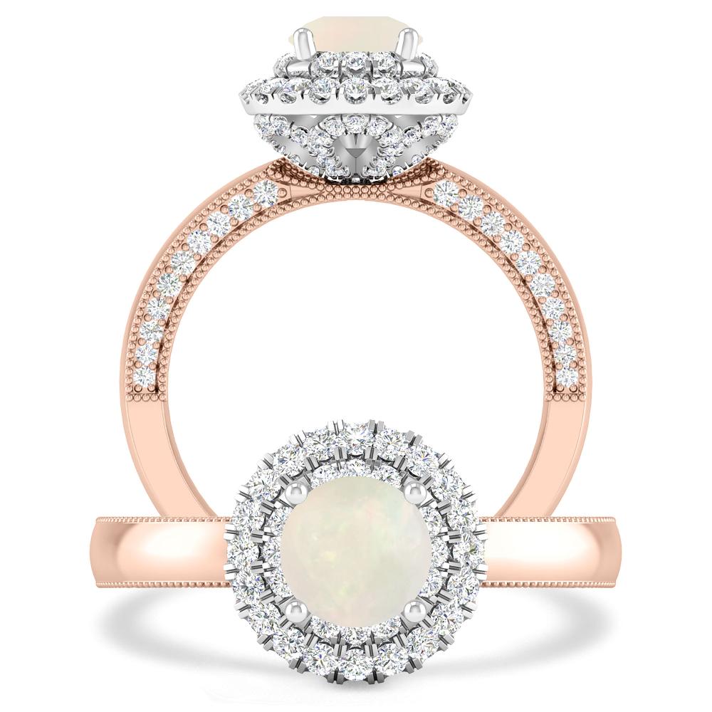 Rose Gold - Opal