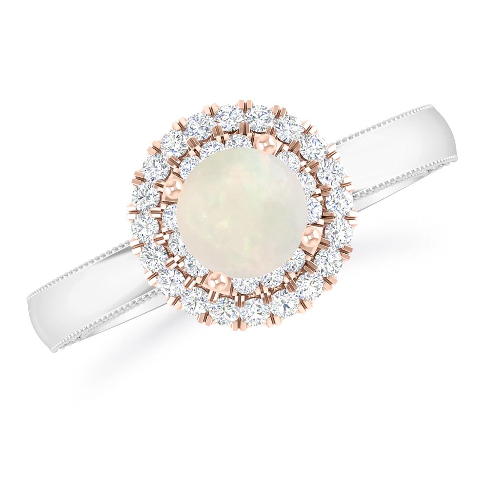 White Gold - Opal