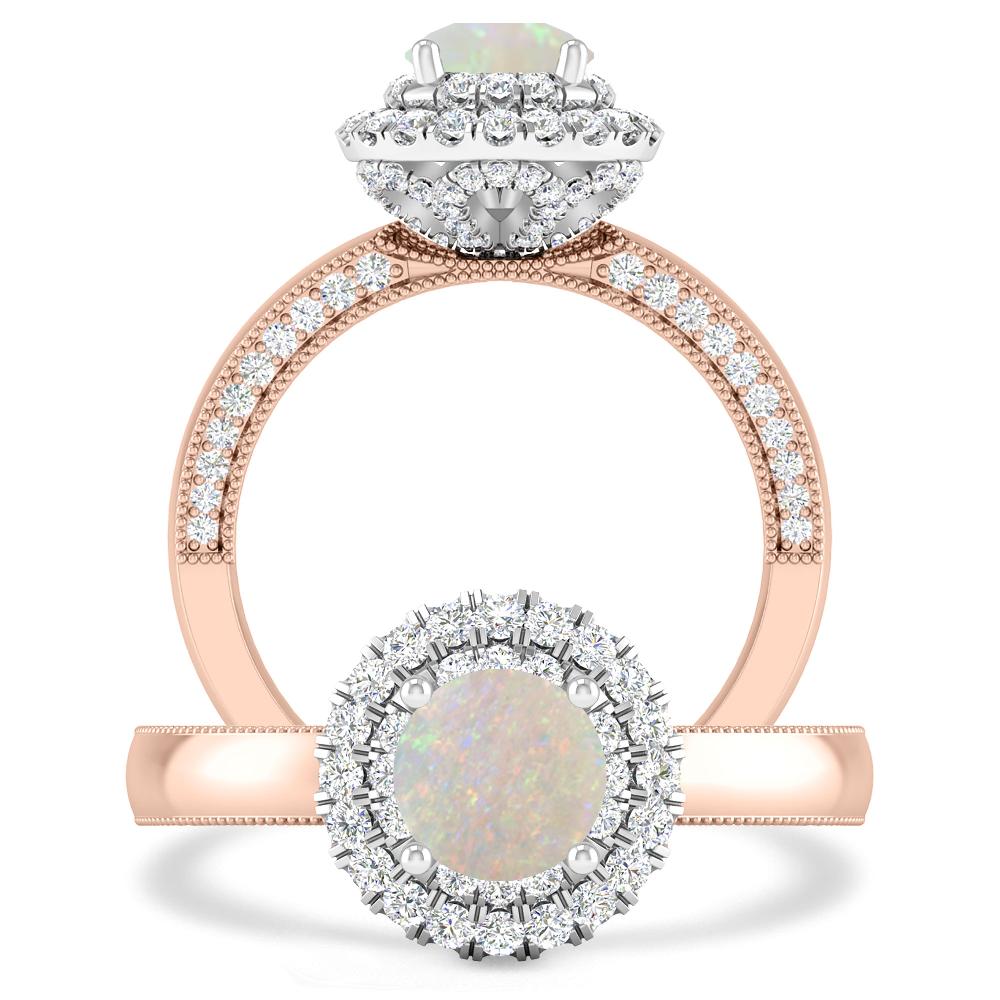 Rose Gold - Opal