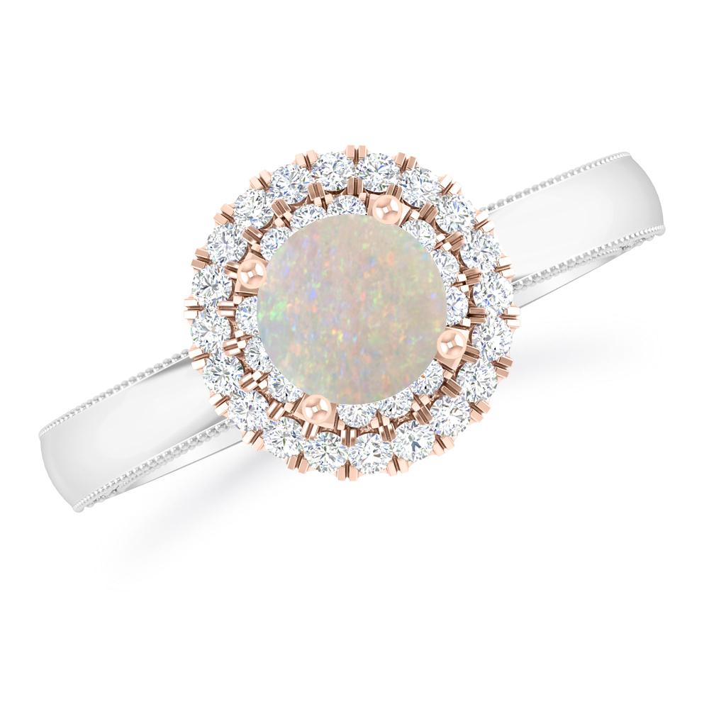 White Gold - Opal