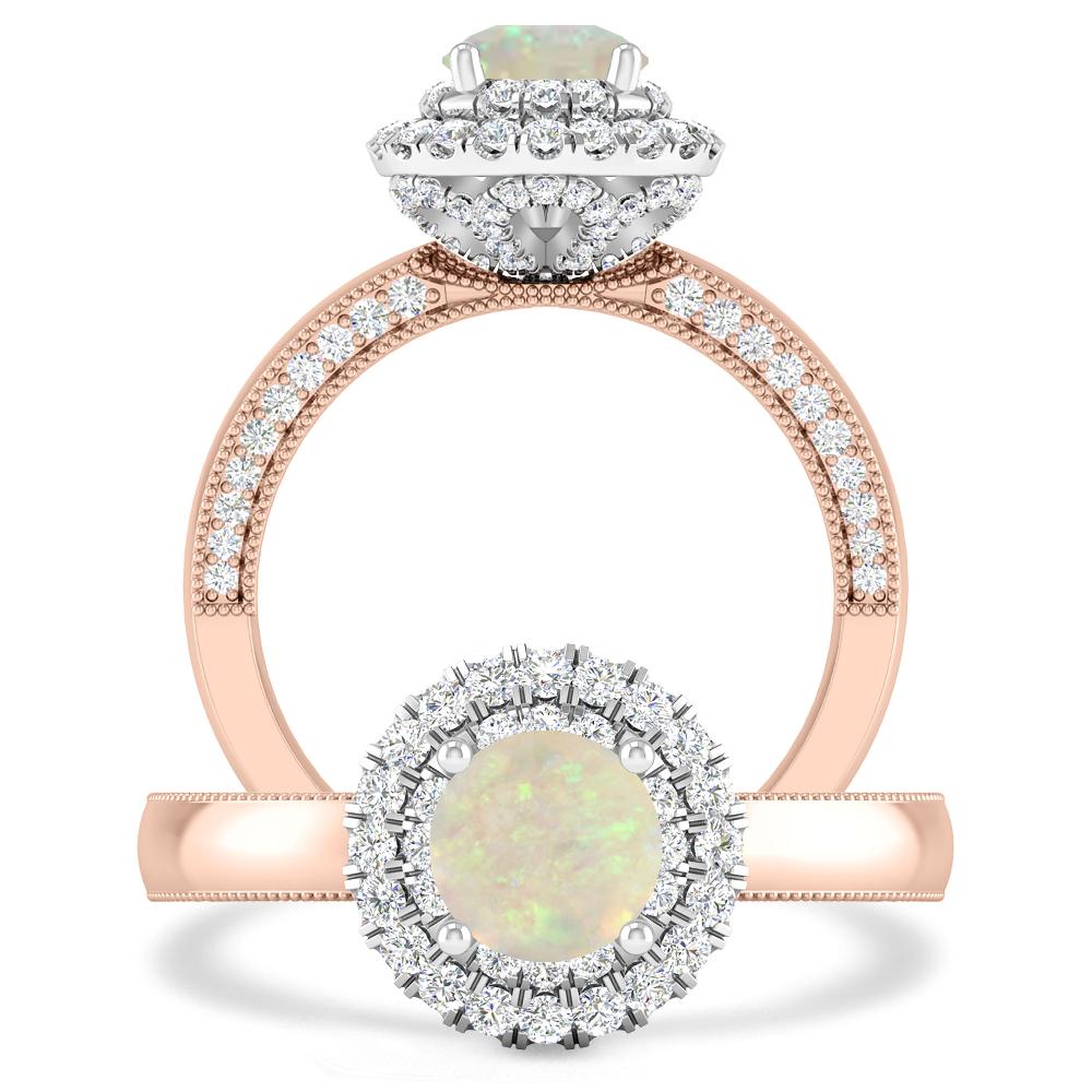 Rose Gold - Opal