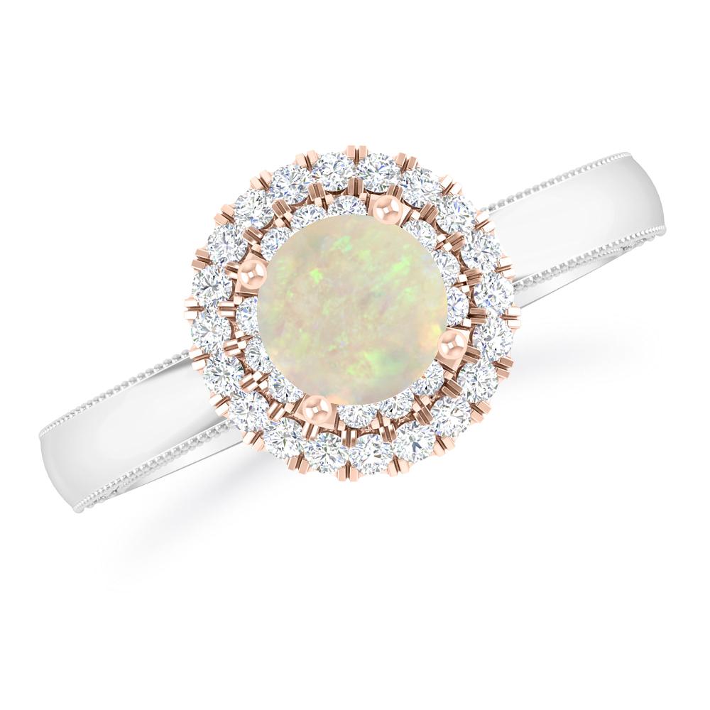 White Gold - Opal