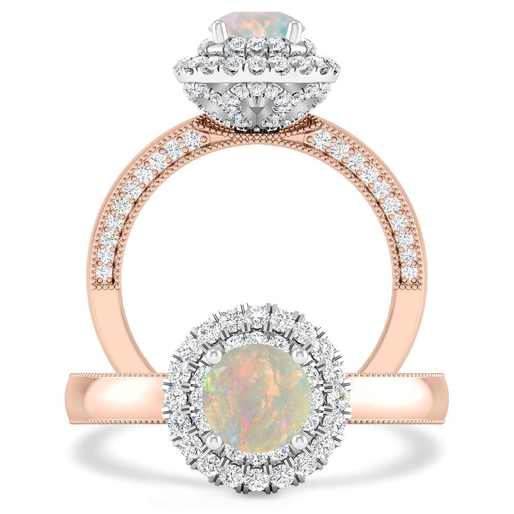 Rose Gold - Opal