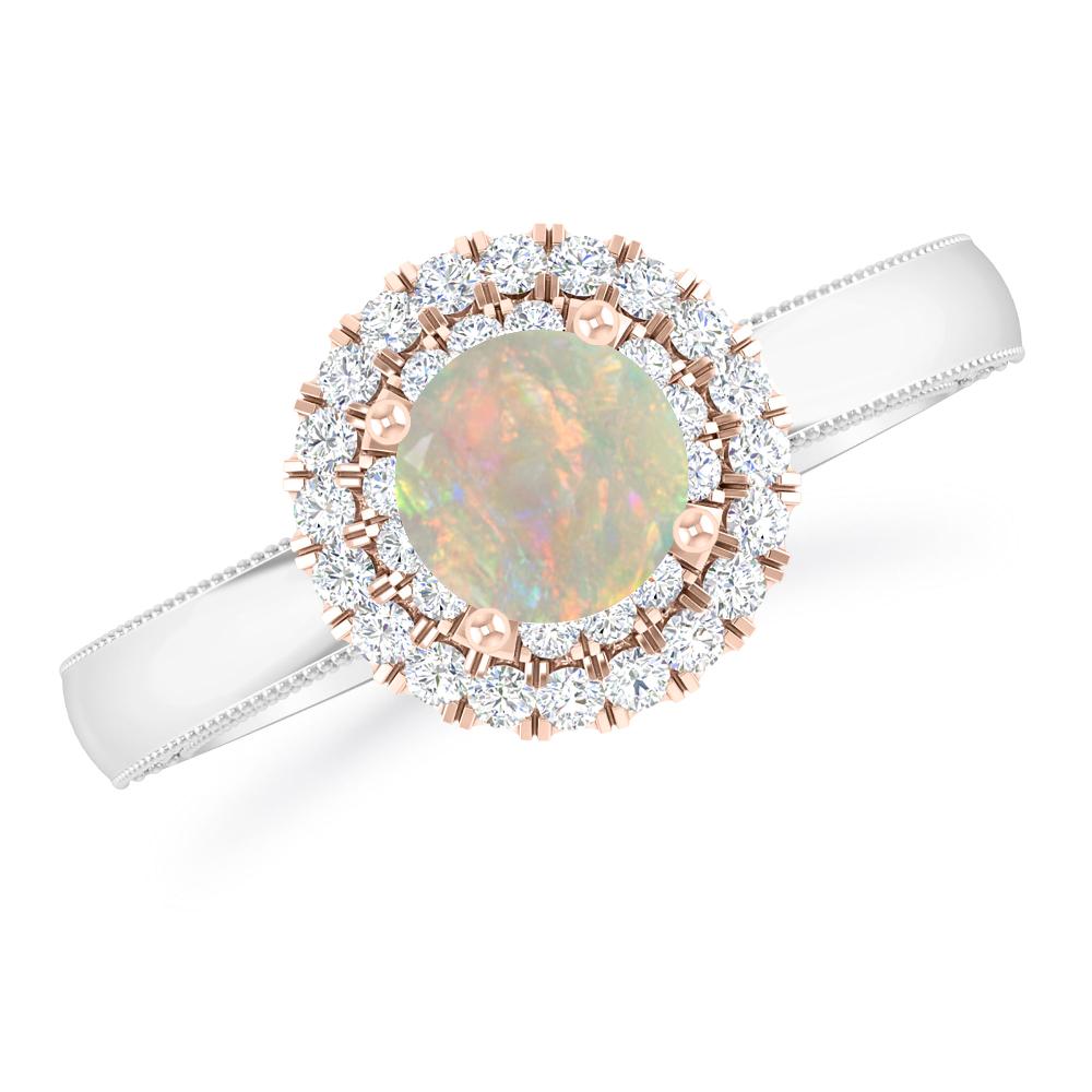 White Gold - Opal